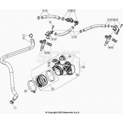 Corps d'injection BETA 350 RR 4T RACING 2024 