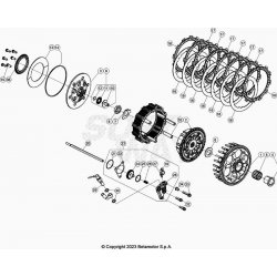 Embrayage et cloche BETA 390 RR 4T RACING 2024 