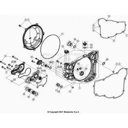 Carter d'embrayage et pompe à eau BETA 250 RR 2T XTRAINER 2023 