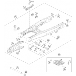 Bras oscillant HUSQVARNA TC 50 2T 2025 