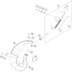 Échappement HUSQVARNA TC 50 2T 2025 